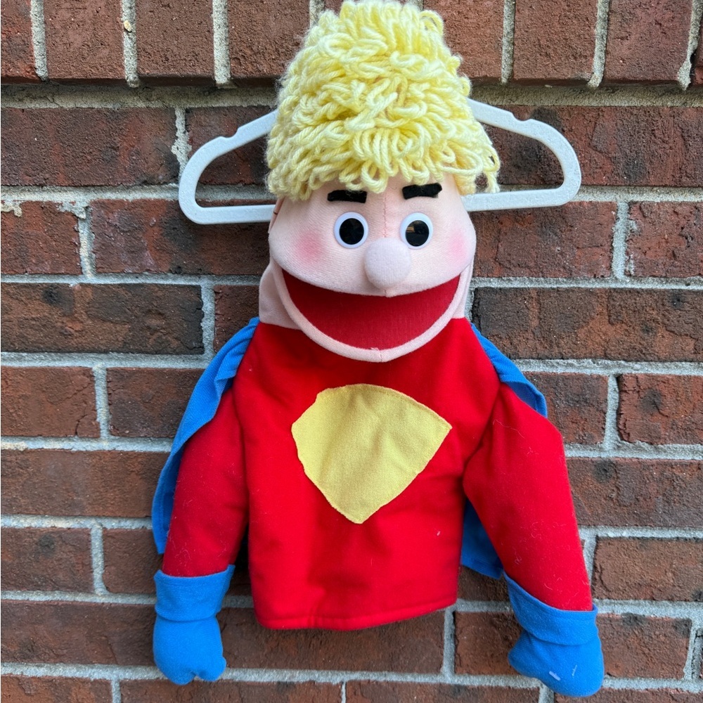 Get Ready Puppet Partners Sports Athletic Caucasian Blonde Boy Plush